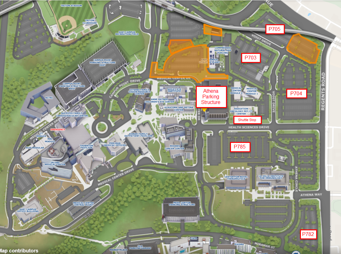 UC San Diego Campus Map 